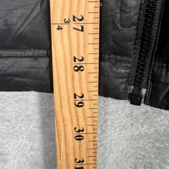 Patagonia Jacket Mens Large Black Down Sweater Full Zip Puffer *REPAIRED - Picture 9 of 13